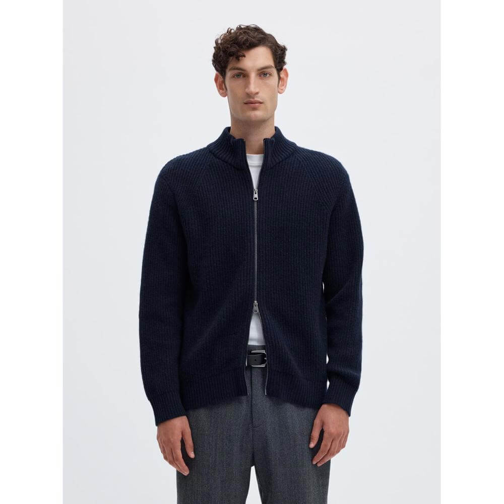 Selected Homme Cody Long Sleeve Zip Cardigan